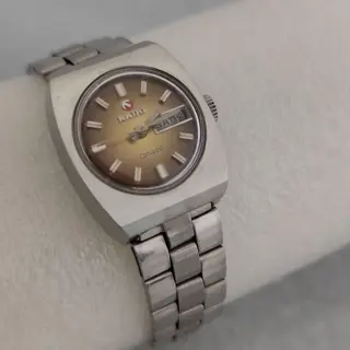 Rado Conway Rare Dial Day- Date Stainless-steel Ladies Watch $90