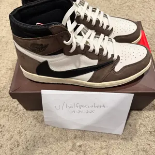 Jordan 1 Hi OG Travis Scott Mocha size 13. Super clean. OG all $950 invoiced/shipped OBO
