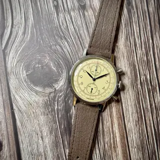 UNDONE Vintage Killy “Beautifully Beige” 40 mm Chronograph with FOUR Straps $140