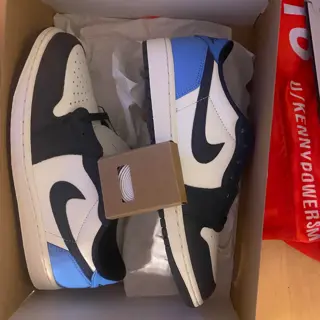 New AJ 1 Low Obsidian 9.5m