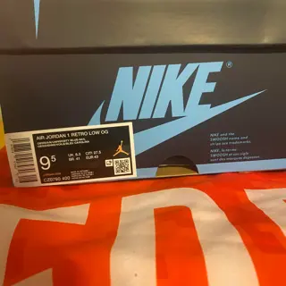New AJ 1 Low Obsidian 9.5m