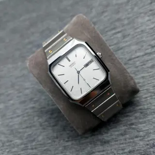 Seiko Tank Frosted Dial 5933-5080 ❄️ | Price Drop $ 145 shipped