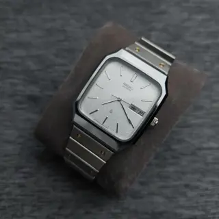 Seiko Tank Frosted Dial 5933-5080 ❄️ | Price Drop $ 145 shipped