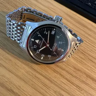 IWC Mark XII IW324102 Tritium w/ Beads of Rice Bracelet  - Beautiful Full Set $5,850 Shipped