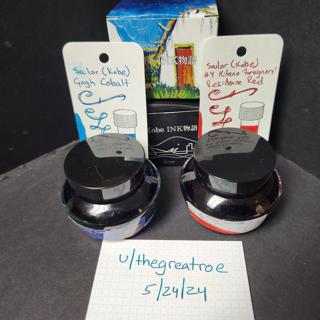 Duo of Sailor Kobe Inks