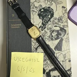 Universal Geneve Mark Century quartz tank. 225 shipped