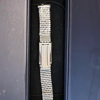 18mm Beads of Rice Bracelet Straight End Link