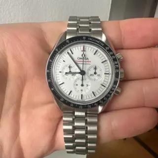 White Dial Moonwatch w/Bracelet + Bands