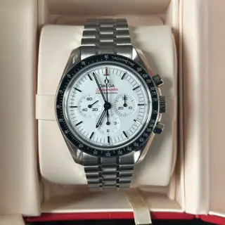 White Dial Moonwatch w/Bracelet + Bands
