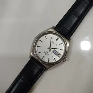 Seiko Lord Matic white linen dial [5606-7010] $330