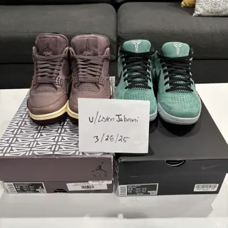 Jordan 4 AMM and Kobe 4 Protro Girl Dad - both size 8.5 - US only - prices include shipping and invoice