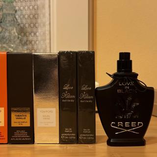 TF, Kilian, Creed (bottle)