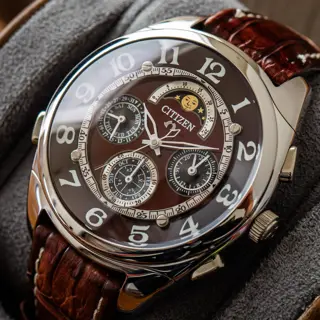 Citizen Campanola Grand Complication with minute repeater, moon phase, perpetual calendar, split chronograph, GMT and Urushi Lacquer dial