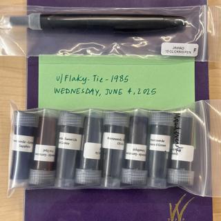 Old Tomoe River Notebook + Jinhao 10 Matte Black + Monteverde Ink Samples Bundle