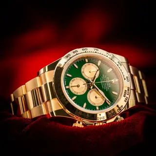 2025 Rolex Daytona Cosmograph 126508 Yellow Gold Green Dial John Mayer BNIB
