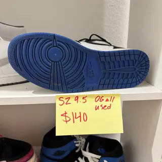 Jordan 1 SZ 9.5 $140 Used OG All