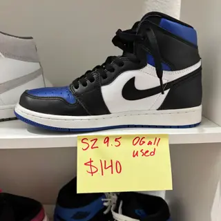 Jordan 1 SZ 9.5 $140 Used OG All