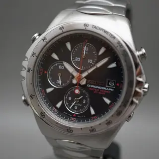 Seiko 7T32-6J00 Giugiaro Design Macchina Sportiva Quartz Watch - $150