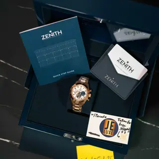 Zenith Chronomaster Sports Full Gold 🔥Brand New Full Set 2025, $26999🔥