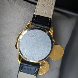 1990's Gold-tone Mickey Mouse Shaped Watch | Vintage Lorus V401-5700 R0 Watch price 99$