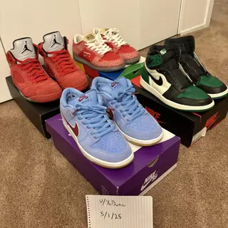 Jordans and nike sbs all used SZ 9.5