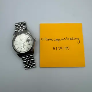 Rolex Ref. 16030 Quickset Datejust Silver Dial - Watch Only