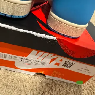 DS size 10.5 Jordan 4 SB Navy. DS size 10.5 and size 12 Jordan 1 UNC Reimagined