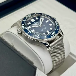 2024 Omega Seamaster Diver 300M 42mm 210.30.42.20.03.002 Blue Dial - $7,000