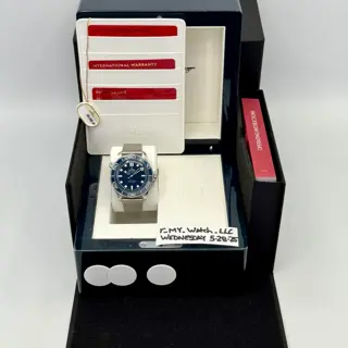 2024 Omega Seamaster Diver 300M 42mm 210.30.42.20.03.002 Blue Dial - $7,000