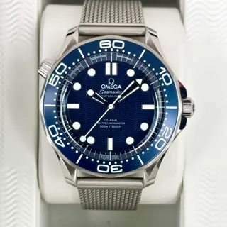 2024 Omega Seamaster Diver 300M 42mm 210.30.42.20.03.002 Blue Dial - $7,000