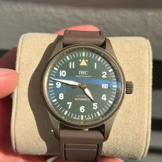 IWC Spitfire Pilots Watch IW326802 39mm bronze green