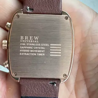 Brew RetroGraph Espresso 41.5mm LNIB Rose Gold