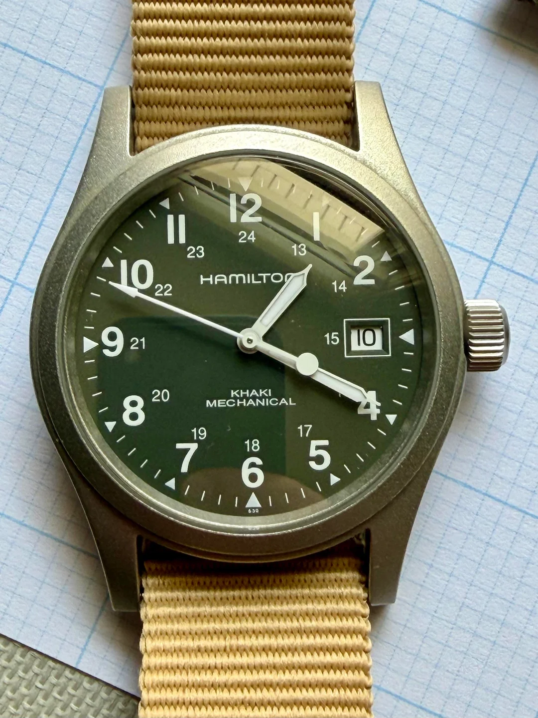 Usps Watch Hamilton Khaki Field Mechanical with ETA