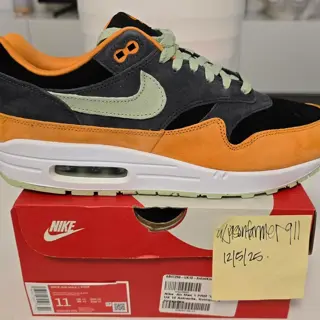 US11 Nike Air Max 1 PRM Ugly Duckling "Honeydew" $190 Shipped OBO