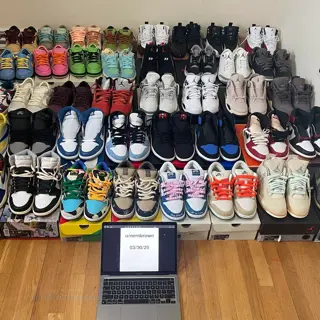 Assortment of Nike SBs and Air Jordans, all size 9