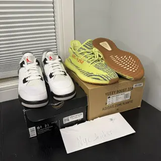 yeezy Jordan 4 sz 5.5y-9.5 $100-$325