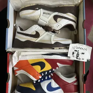 Travis Scott x Nike Zoom Field Jaxx DS SZ 9 $189, Nike x Co.JP What The Dunk DS SZ 10 $99 (prices shipped OBO)