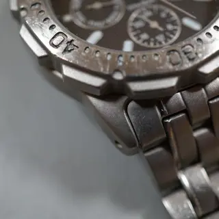 Seiko 5K2J-0A30 Black Dial Scuba 200M Day Date Solar Quartz Watch - $135