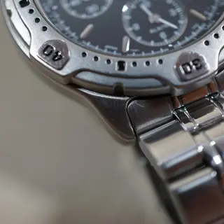 Seiko SBDP013 7T62 Black Dial "Speedmaster" Quartz Chronograph - $110