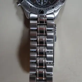Seiko SBDP013 7T62 Black Dial "Speedmaster" Quartz Chronograph - $110