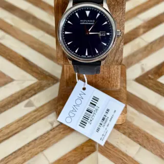 New Movado Calendomatic Automatic ETA 2824-2 Black dial Full Kit