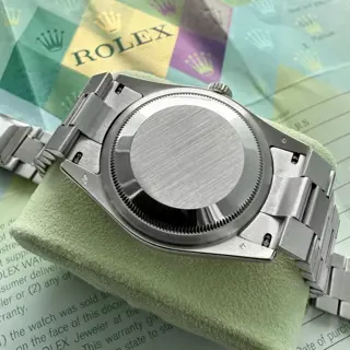36mm Rolex Platinum President 118206 Glacier Blue Dial – Serviced - Box + Papers