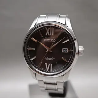 Seiko Presage SARX003 6R15 Black Roman Dial JDM Automatic Watch - $295