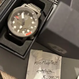 Minus-8 Titanium Grey Dive Watch.Excellent Condition..$350