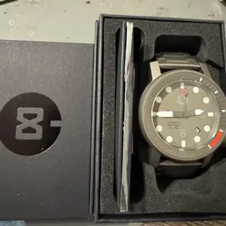Minus-8 Titanium Grey Dive Watch.Excellent Condition..$350