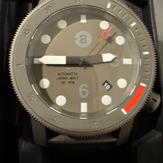 Minus-8 Titanium Grey Dive Watch.Excellent Condition..$350