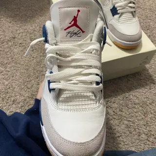 Jordan 4 Nike SB Navy size 8.5 worn 1x