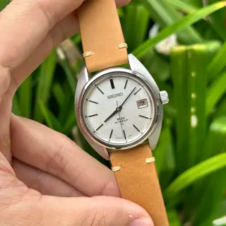 1970 King Seiko 4502-7010 linen dial Hi-Beat 36000