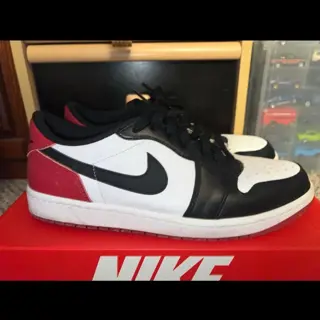 Air Jordan 1 Low Black Toe Size 11 $65 Shipped(EBAY AUTHENTICED)