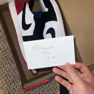Air Jordan 1 Low Black Toe Size 11 $65 Shipped(EBAY AUTHENTICED)